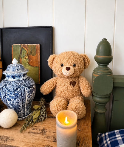 Rouwbeer met mini-urn
